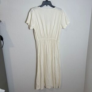Old Navy Cream Midi Dress